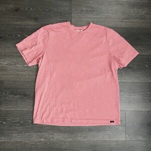 Faherty‎ Sunwashed Shirt Mens XL Pink Faded Pocket Organic Cotton Tee Outdoor